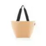 Reisenthel shopper M Black Yellow poliesterinis krepšys 15 L