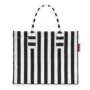 Krepšys Reisenthel Daily Shopper – juoda/balta, poliesteris, 14 L, 420×170 mm
