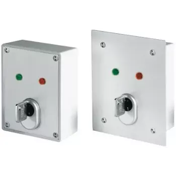 ABUS SE1100 įleidžiamas raktinis jungiklis IP55 pilkas 134x42x106mm 440g