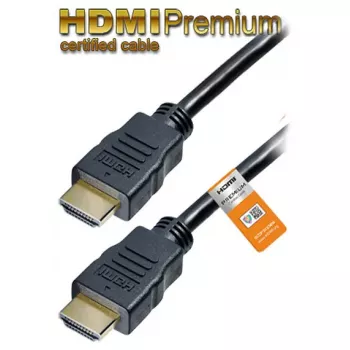 HDMI kabelis MaxTrack C 215-1, HDMI Type A į Type A, 1 m, HDMI 2.1, 18 Gbit/s, juodas