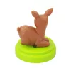 ANSMANN baby night-light 1800-0059 LED naktinė lemputė, geltona šviesa, baterijos AA ×3, 119×119×137 mm, ruda/žalia