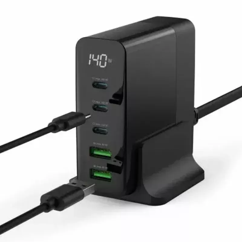 Įkroviklis ANSMANN DC5140PD Universal Black USB Greitasis Įkrovimas
