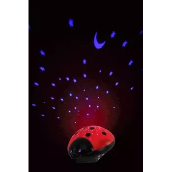 Naktinė lemputė Ansmann Starlight Black Red