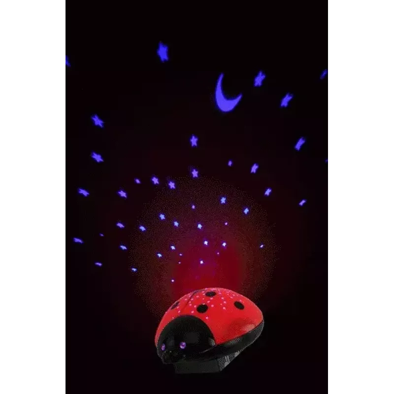 Naktinė lemputė Ansmann Starlight Black Red