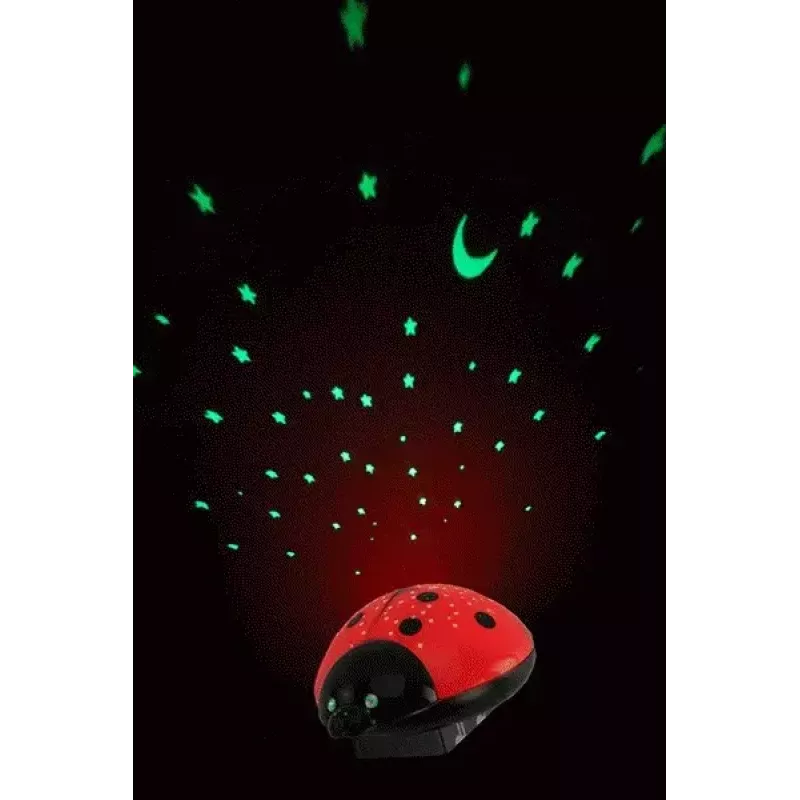 Naktinė lemputė Ansmann Starlight Black Red