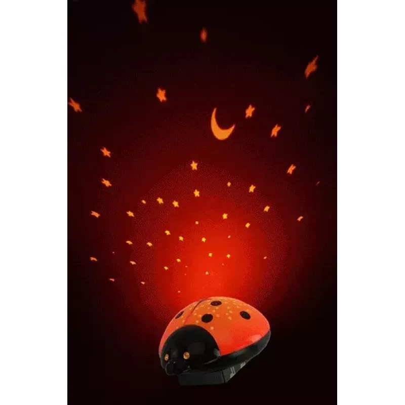 Naktinė lemputė Ansmann Starlight Black Red