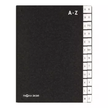 Skirstytuvų knygelė Pagna 24241-04 Juoda A4