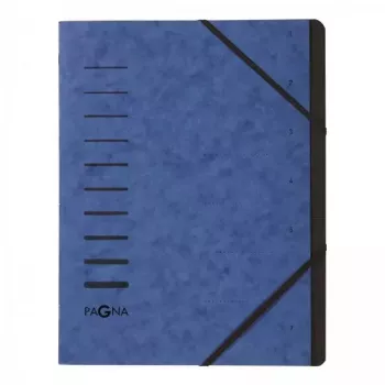 Pagna Tab Index A4 40058-02 mėlynas – skyrių skirtukas A4 portretiniams dokumentams