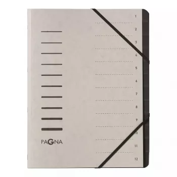 A4 skirtukinis aplankas Pagna 40059-21 pilkas