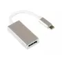 Vaizdo kabelio adapteris Alcasa GC-M0257 USB-C – DisplayPort 0,15 m sidabrinis