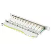 Pataisų skydelis Alcasa GC-N0132, 12xRJ45, 10 Gigabit Ethernet, 0,5U, pilkas