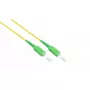 Šviesolaidinis kabelis Alcasa LW-S902SASA 2m SC FTTH geltonas