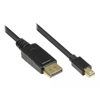 Laidas DisplayPort Alcasa DP-MDP1 1 m Mini DisplayPort Juodas