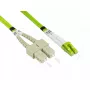 Skaidulinis optinis kabelis Alcasa LW-830LS5 30 m LC SC Žalias