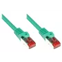 Tinklo kabelis Alcasa 40m Cat6 S/FTP Žalias