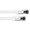 Tinklo kabelis Alcasa 8080-050W Baltas 5m Cat8.1 S/FTP