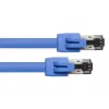 Tinklo kabelis Alcasa 8080-075B mėlynas 7,5 m Cat8.1 S/FTP