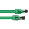 Tinklo kabelis Alcasa 8080-150G Žalia 15m Cat8.1 S/FTP