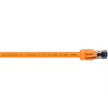 Tinklo kabelis Alcasa 8080-075O Orange 7,5 m Cat8.1 S/FTP