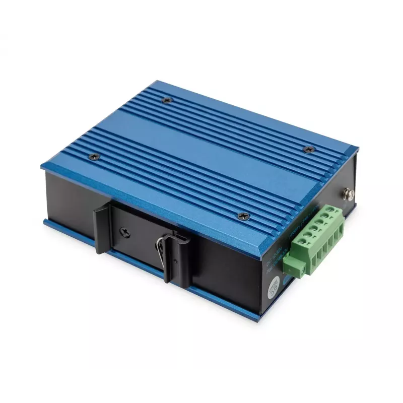 Digitus DN-651131 4 prievadų Fast Ethernet PoE pramoninis nevaldomas jungiklis su 1 SFP kylančiąja jungtimi
