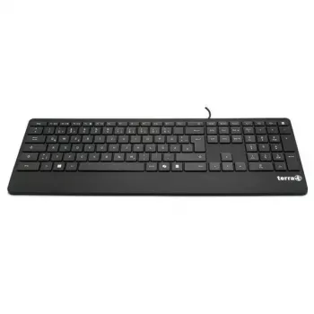 Wortmann AG Keyboard 4000 laidas USB Copilot QWERTZ 105 klavišų vokiškas išdėstymas 1,80 m laidas juoda