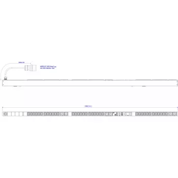 Maitinimo skirstytuvas Bachmann BlueNet BN3500 400V AC 42 lizdai