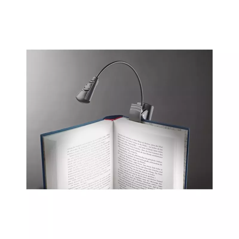 LED muzikinis šviestuvas König & Meyer 12241 juodas, baterijomis maitinamas