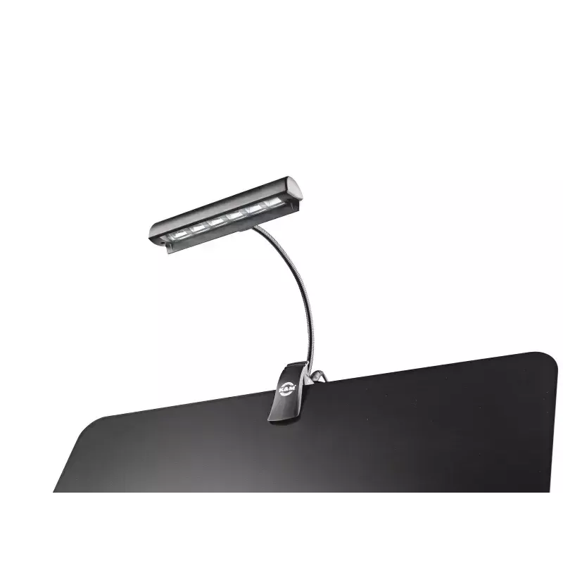 Šviestuvas natoms König & Meyer 12248-000-55 LED baterija tinklas juodas