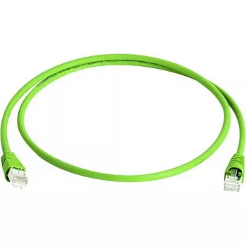 Pataisos laidas Telegaertner MP8 FS 600 — SFTP Cat.7, RJ‑45 kištukas‑kištukas, 5,0 m, žalias