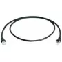 Laidas Patch Cord Telegärtner MP8 FS 600 LSZH 0,5 m Juodas