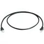 Tinklo kabelis Telegärtner Cat.7 MP8 FS 600 LSZH 10,0 m Juoda