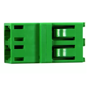 Skaidulinės optikos adapteris LC/APC Telegärtner J08071A0004 Žalias