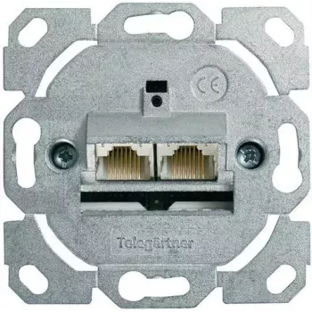 RJ-45 kištukinis lizdas Telegärtner J00020A0502, Cat.6A, visiškai ekranuotas