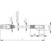 Telegärtner MP8 FS 500 Cat6a S/FTP komutacinis kabelis, RJ45–RJ45, 0,25 m