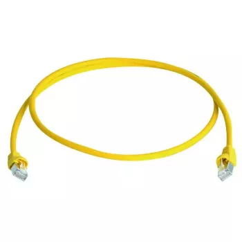 Patch kabelis Telegaertner MP8 FS 500 LSZH 0,25 m Geltonas Cat6a SF/UTP (S-FTP) RJ-45–RJ-45