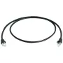 Telegaertner MP8 FS 500 LSZH 0,25 m Cat6a SF/UTP RJ-45 – Juodas