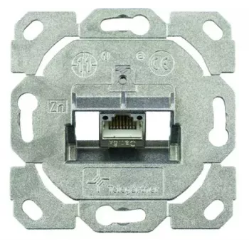 RJ-45 lizdas Telegärtner J00020A0531 Metalinis 1 modulis 6a kategorija