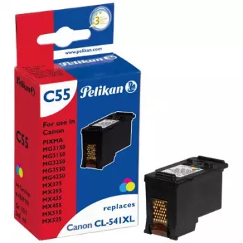 Spausdintuvo kasetė Pelikan C55, pigmentiniai rašalai CMY, 6 ml, 1 vnt.