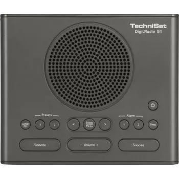 TechniSat DigitRadio 51 laikrodinis radijo imtuvas DAB/FM