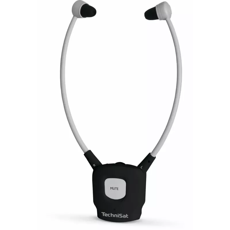 Ausinės TechniSat StereoMan ISI 3 (juodos, į ausį, su laidu ir Bluetooth)