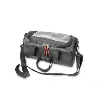 Dviračio krepšys TROIKA BKB30/BK priekinis 4 l PVC/nailono/brezento juodas