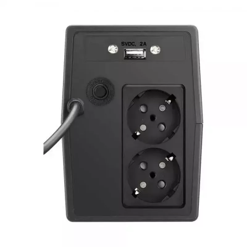 Nepertraukiamo maitinimo šaltinis ONLINE USV-Systeme YUNTO Smile 400 Line-Interactive 0,4 kVA 240 W 2 AC lizdai 12 V 4,5 Ah LCD bokštas