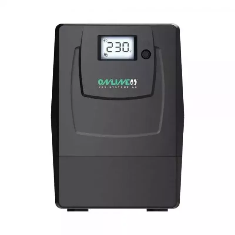 Nepertraukiamo maitinimo šaltinis ONLINE USV-Systeme YUNTO Smile 400 Line-Interactive 0,4 kVA 240 W 2 AC lizdai 12 V 4,5 Ah LCD bokštas