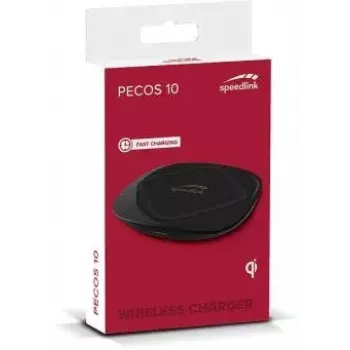 Kroviklis SPEEDLINK SL-690401-BK išmaniesiems telefonams, juodas, AC USB belaidis greitasis krovimas