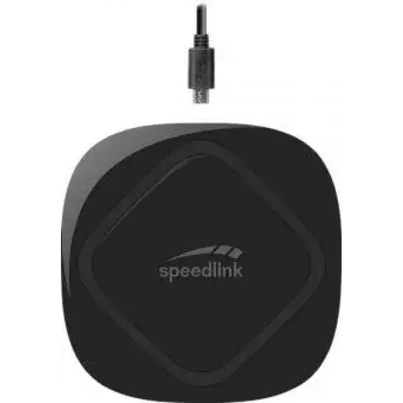 Kroviklis SPEEDLINK SL-690401-BK išmaniesiems telefonams, juodas, AC USB belaidis greitasis krovimas