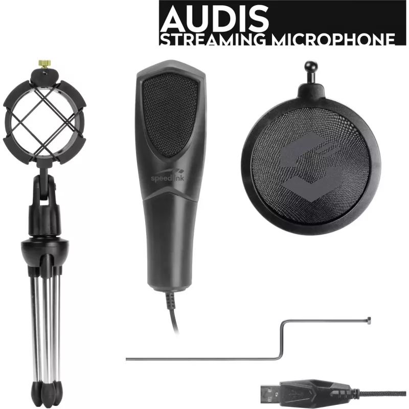 Stalinis mikrofonas SPEEDLINK AUDIS