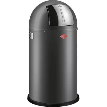 Šiukšlių dėžė Wesco Kickmaster Soft Graphite Matt 112769 pedalais valdomas plieninis kibiras 20–25 l