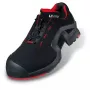 Apsauginiai batai Uvex 85162 unisex suaugusiesiems juodi raudoni mikroveliūras PU