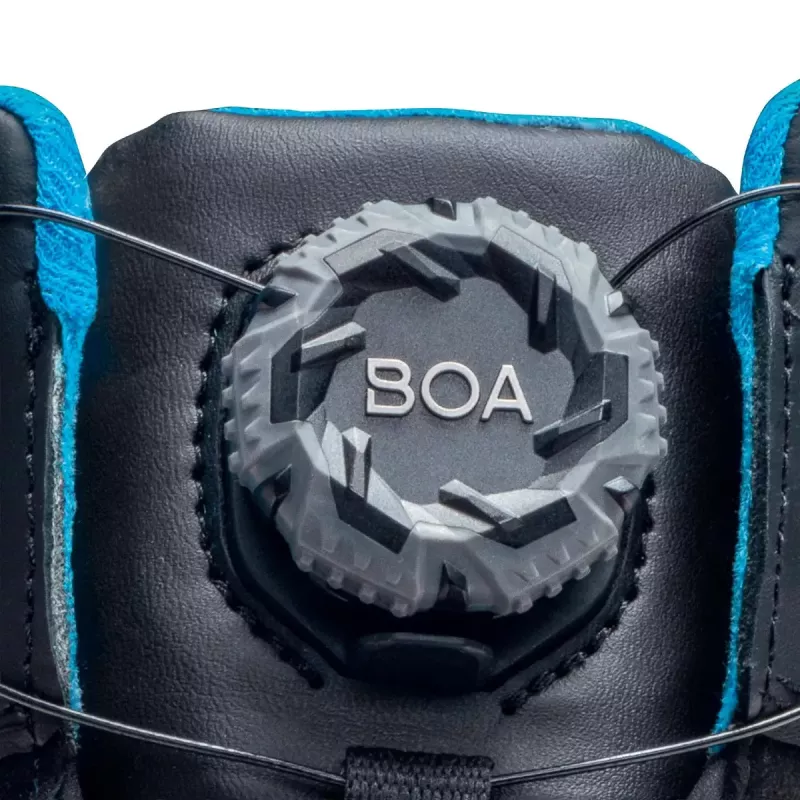 Apsauginiai batai Uvex xenova BOA S1P suaugusiems, juodi mėlyni, oda PU
