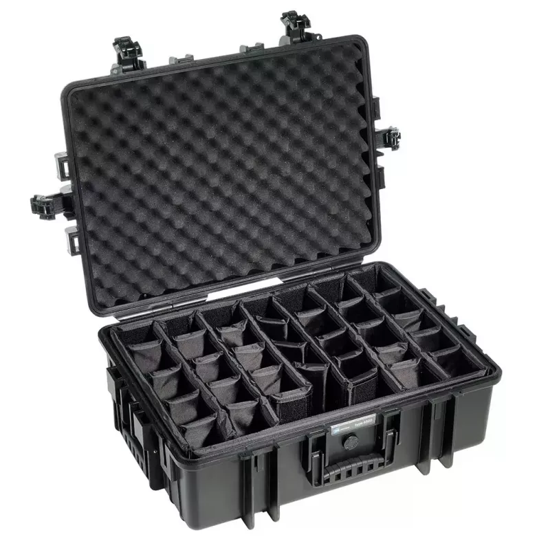 B&W Cases Type 6500 Classic Case portfelis, juoda, polipropilenas